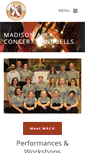 Mobile Screenshot of madisonhandbells.org