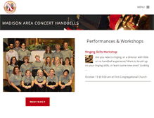 Tablet Screenshot of madisonhandbells.org
